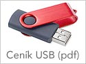 Reklamní USB flash ceník