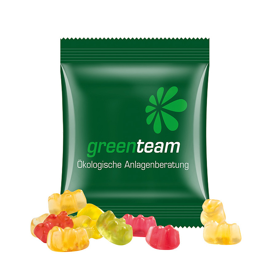 Mini sáček 10 g, průhledná fólie, Trolli ovocné gumové bonbóny prémioví medvídci - foto Mini sáček 10 g, průhledná fólie, Trolli ovocné gumové bonbóny prémioví medvídci - foto