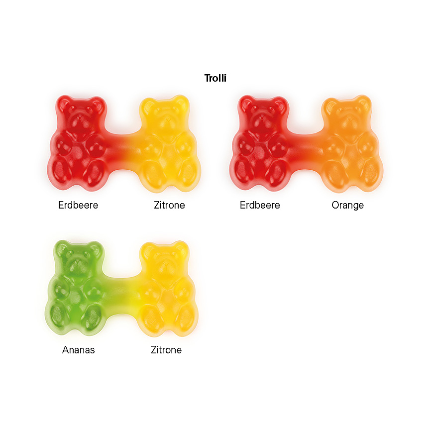Expres reklamní karta, Trolli gumoví medvídci team, standardní provedení - foto Expres reklamní karta, Trolli gumoví medvídci team, standardní provedení - foto