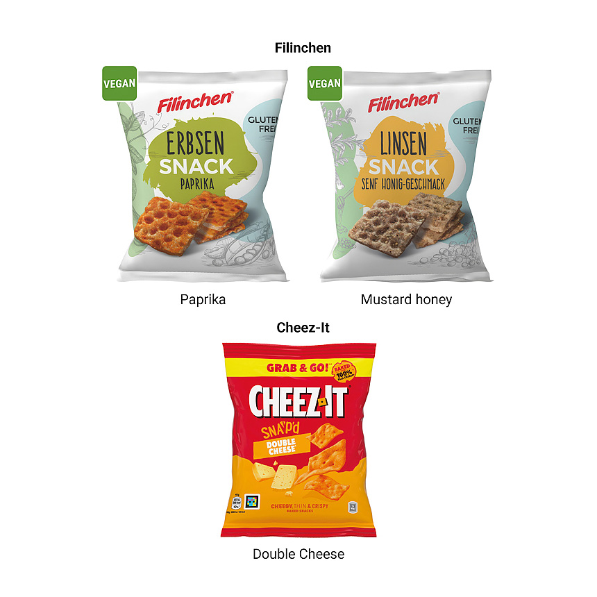 Krabička dres M, Filinchen čočkový snack med-hořčice - foto Krabička dres M, Filinchen čočkový snack med-hořčice - foto