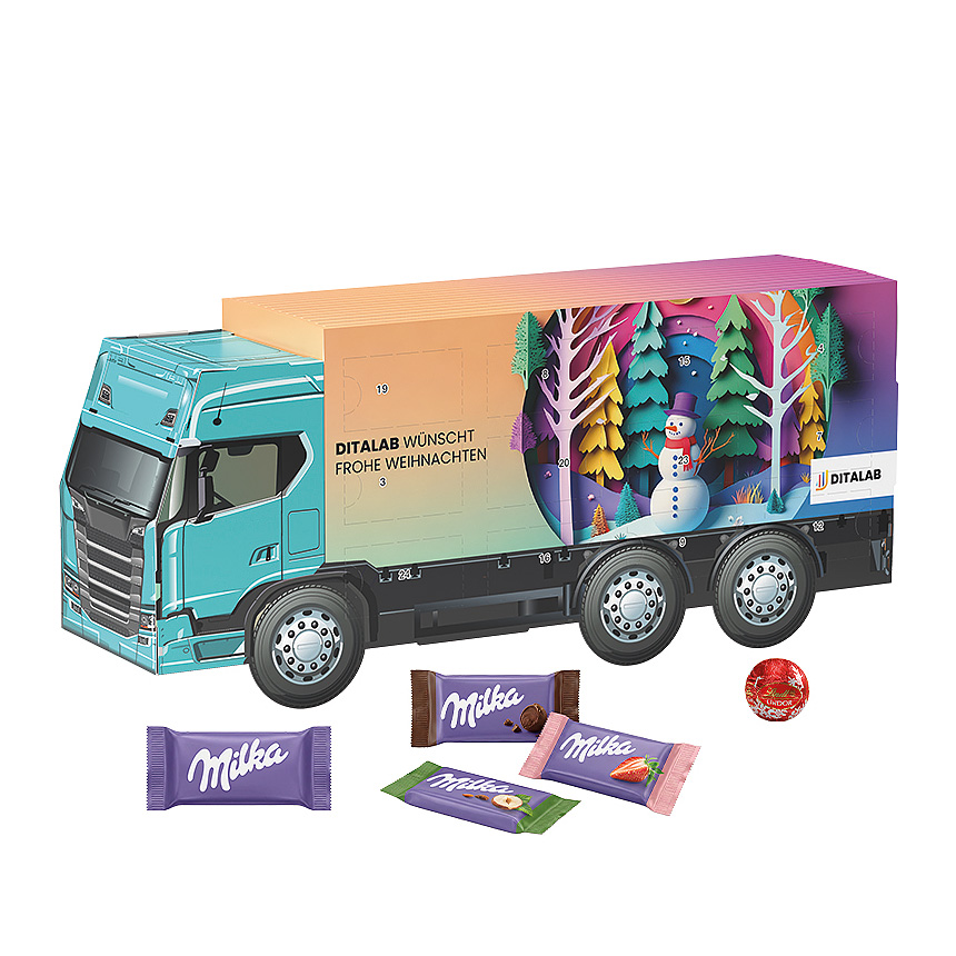 Adventskalender LKW Long - foto Adventskalender LKW Long - foto