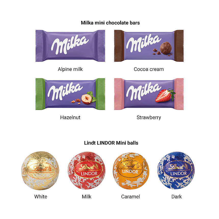 Adventní kalendář kamion, Lindt LINDOR mini kuličky - foto Adventní kalendář kamion, Lindt LINDOR mini kuličky - foto