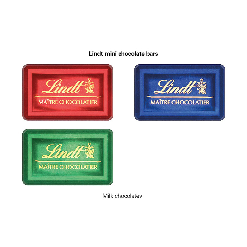 Prémiový stolní adventní kalendář Eco, Lindt mini čokoládové tyčinky - foto Prémiový stolní adventní kalendář Eco, Lindt mini čokoládové tyčinky - foto
