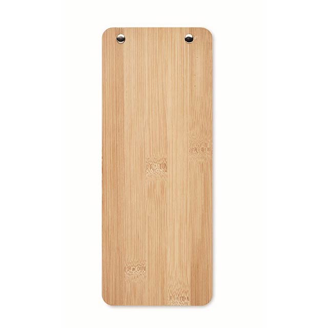 Malá bambusová deska s klipem - CLIPBI - foto