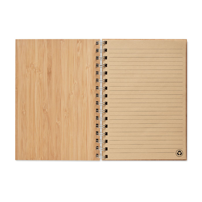 A5 ring bound Bamboo notebook - BRAM - foto