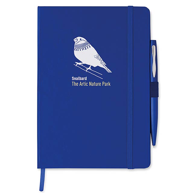 A5 note book with pen  - foto
