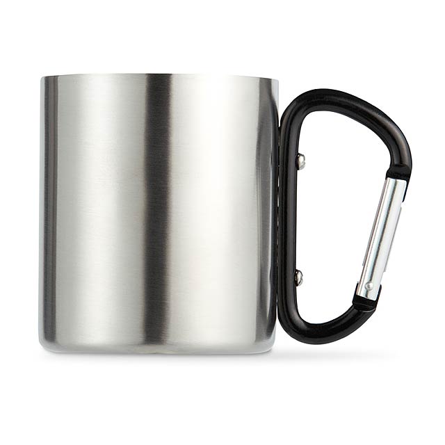 Metal mug w carabiner handle MO8313-03 - foto
