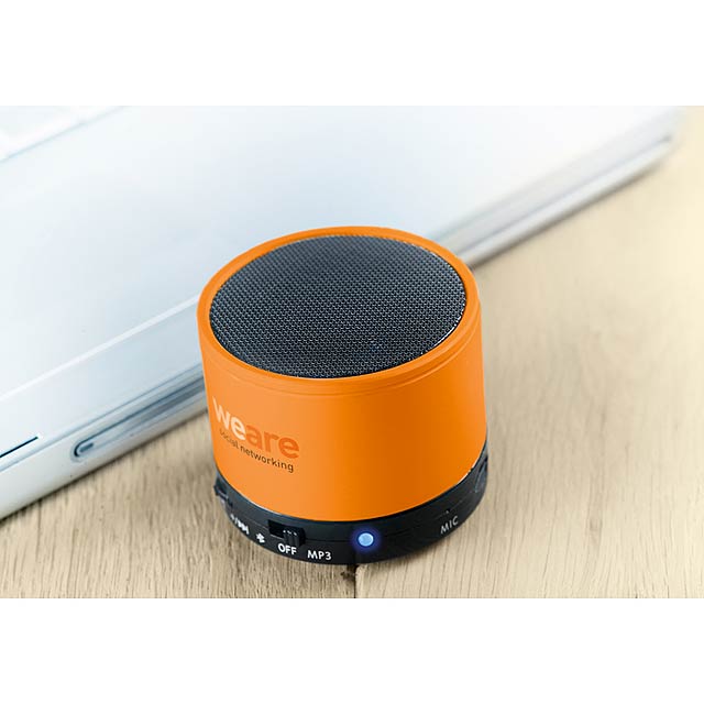 Round Bluetooth speaker  - foto