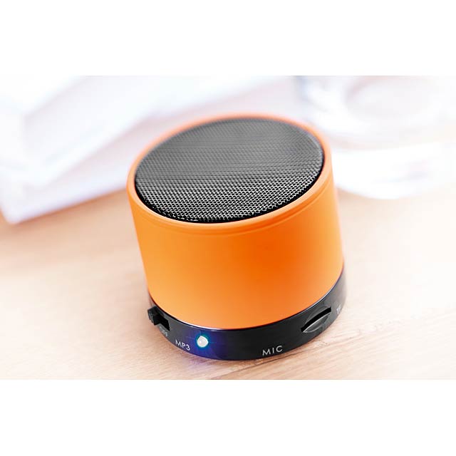 Round Bluetooth speaker  - foto