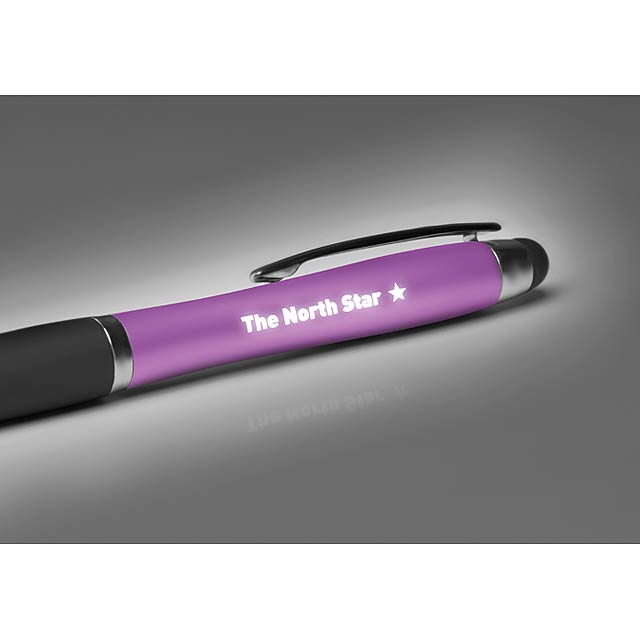 Twist ball pen with light  - foto