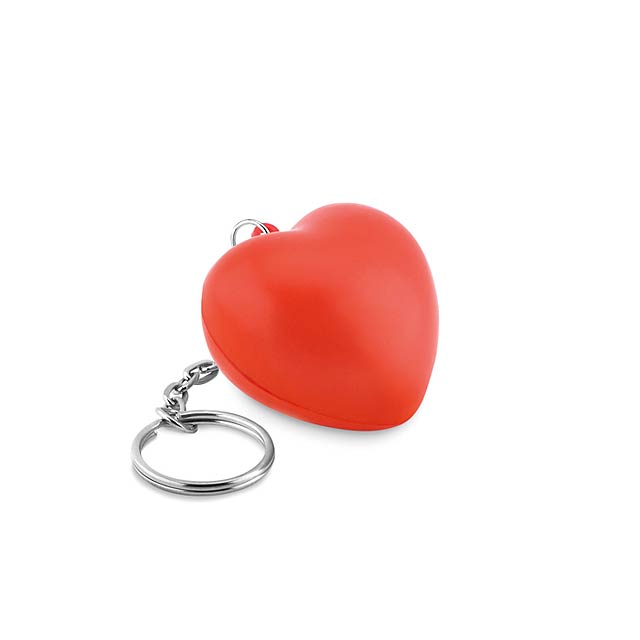 Keyring with PU heart - MO9210-05 - foto