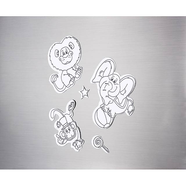 Colouring magnetic stickers - MO9229-06 - foto