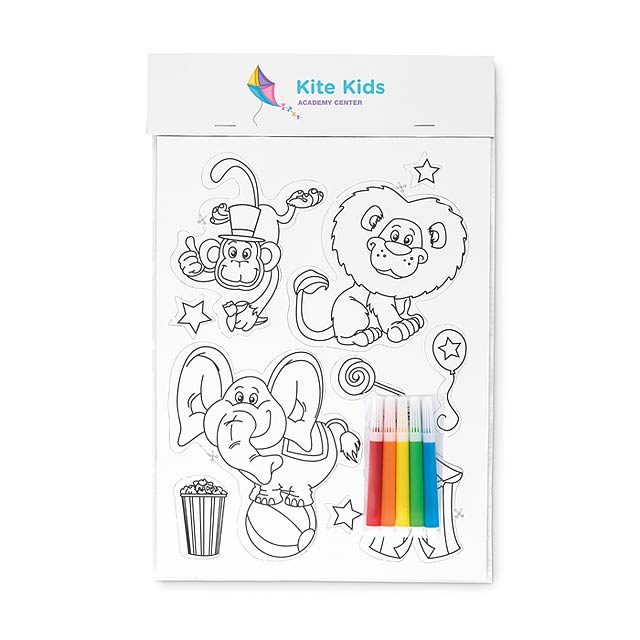 Colouring magnetic stickers - MO9229-06 - foto