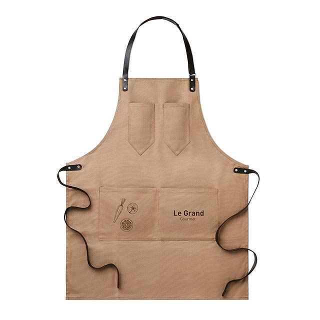 Apron in leather - MO9237-67 - foto