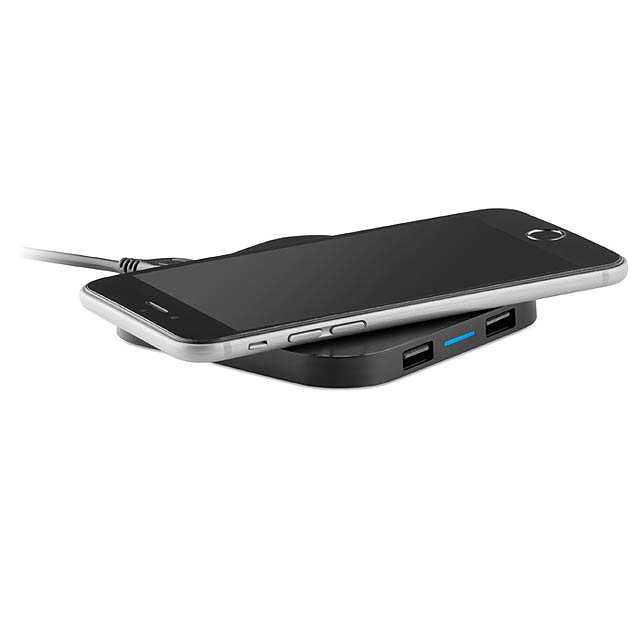 Wireless charging pad with HUB - MO9309-03 - foto