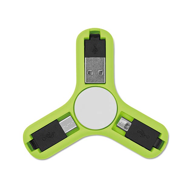 3 in 1 charging cable spinner - MO9313-48 - foto