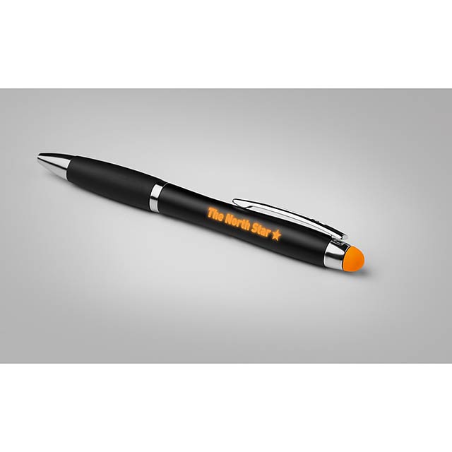 Twist ball pen with light - MO9340-10 - foto