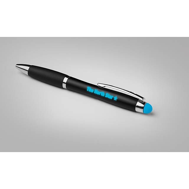 Twist ball pen with light - MO9340-12 - foto