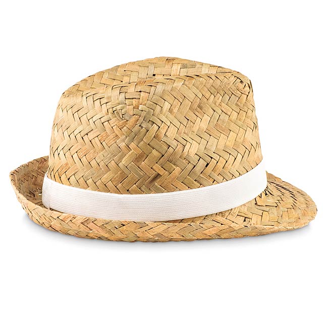 MONTEVIDEO - Přírodní slámový klobouk  - foto