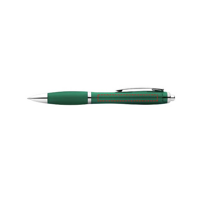 Barevné kuličkové pero Nash s barevným úchopem - foto