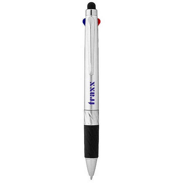 Vícebarevné kuličkové pero a stylus Burnie - foto