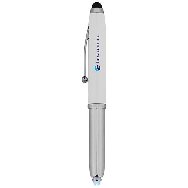 Kuličkové pero a stylus Xenon s LED světlem - foto