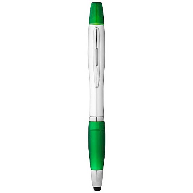 Kuličkové pero, stylus a zvýrazňovač Nash - foto