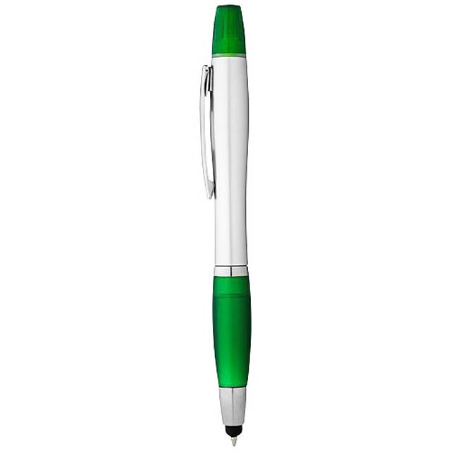 Kuličkové pero, stylus a zvýrazňovač Nash - foto