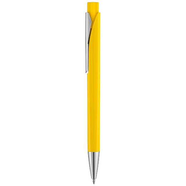 Kuličkové pero s čtvercovým tělem Pavo - foto