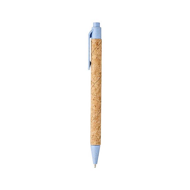 Kuličkové pero Midar z korku a pšeničné slámy - foto