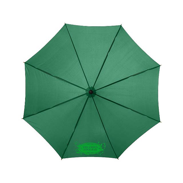 23” deštník Kyle s automatickým otvíráním a dřevěnou tyčí a rukojetí - foto