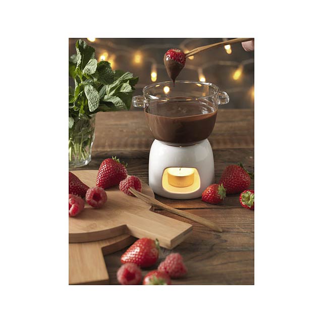 Skleněná sada na čokoládové fondue Belgium - foto