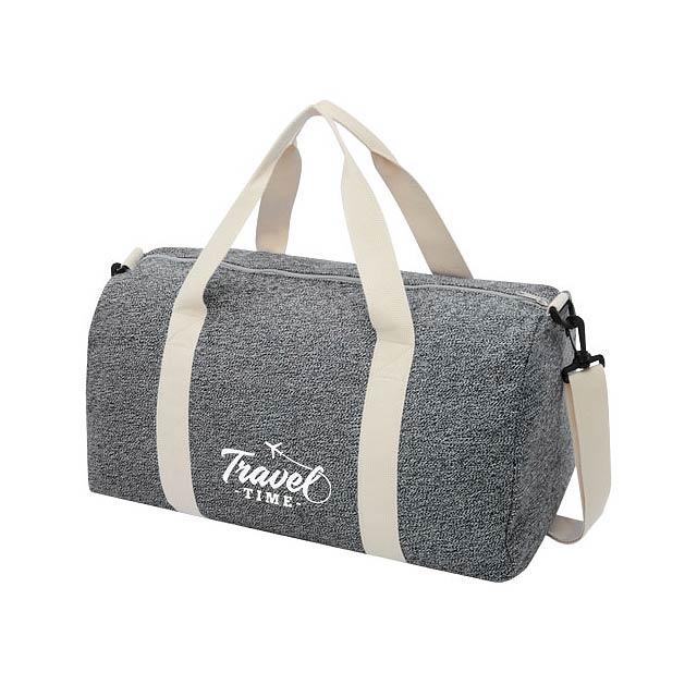 Sportovní taška Pheebs z recyklované bavlny a polyesteru s gramáží 450 g/m² - foto