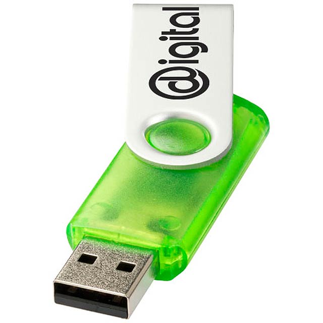 USB disk Rotate-translucent, 4 GB - foto