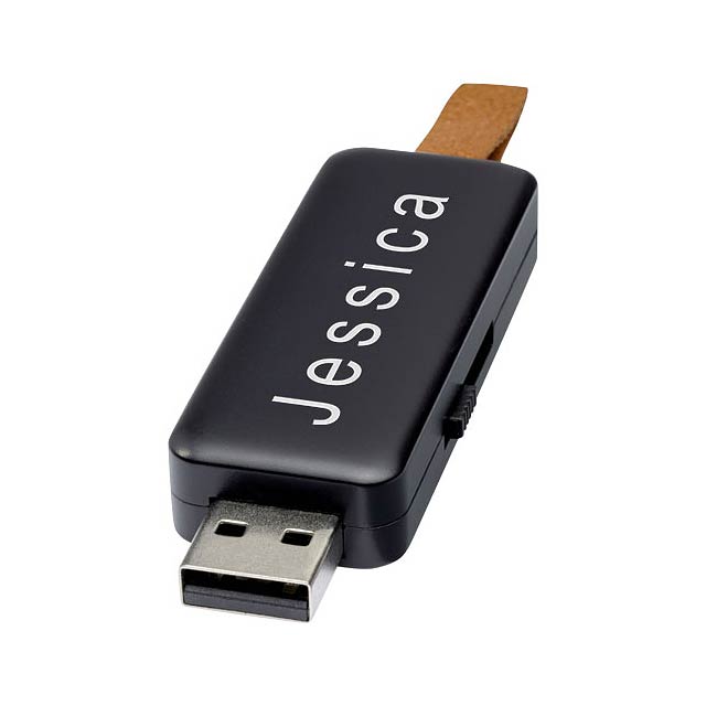 Svítící USB flash disk s kapacitou 16 GB Gleam - foto