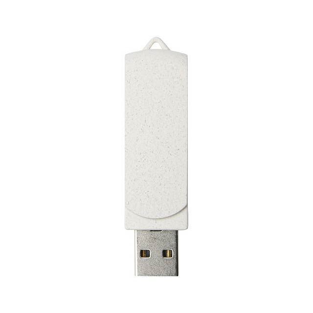 USB flash disk z pšeničné slámy s kapacitou 4 GB Rotate - foto