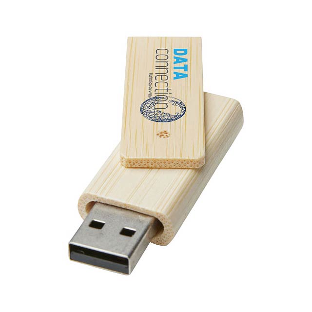 Bambusový USB flash disk s kapacitou 8 GB Rotate - foto