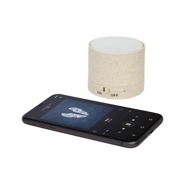 Kikai Bluetooth® reproduktor z pšeničné slámy - foto