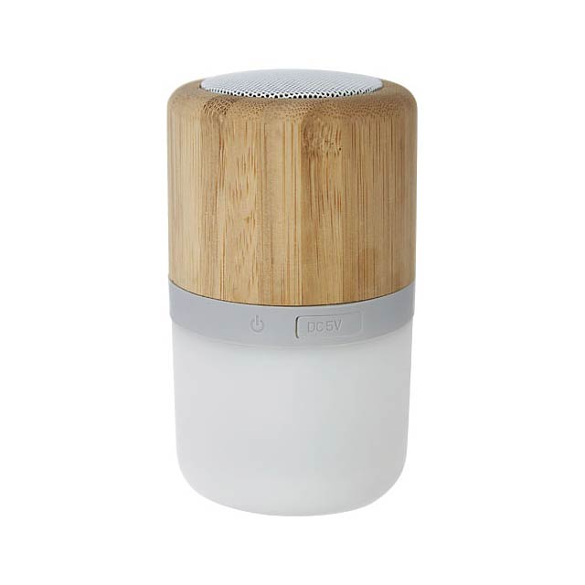 Aurea bambusový Bluetooth® reproduktor se světlem  - foto