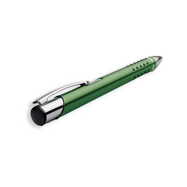 OLEG DOTS - kovové kuličkové pero, - foto