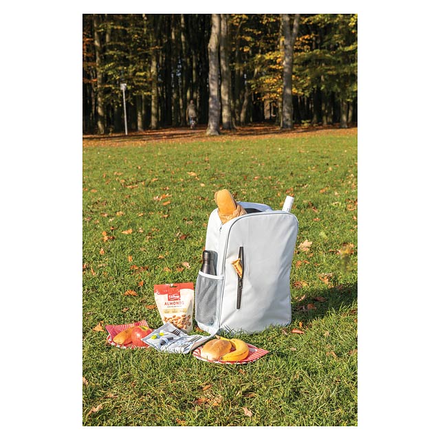Tierra 2pcs straw and cutlery set in pouch, light blue - foto