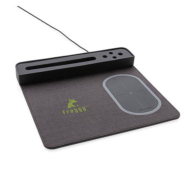 Air podložka pod myš s bezdrátovým nabíjením a USB - foto