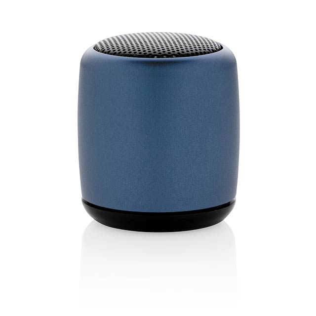 Mini aluminum wireless speaker, blue - foto