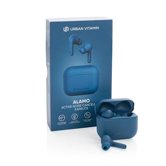 TWS sluchátka Urban Vitamin Alamo ANC, modrá - foto