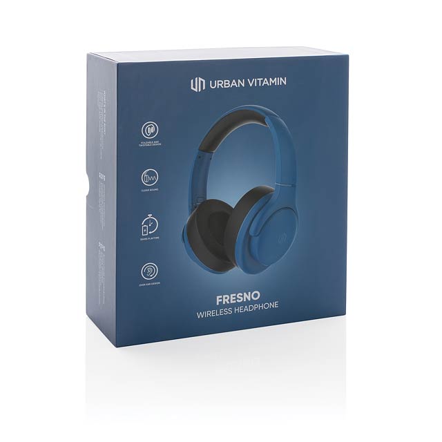 Bezdrátová sluchátka Urban Vitamin Fresno, modrá - foto