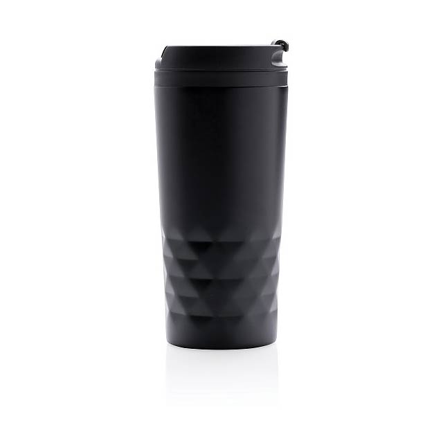 Geometric mug, black - foto