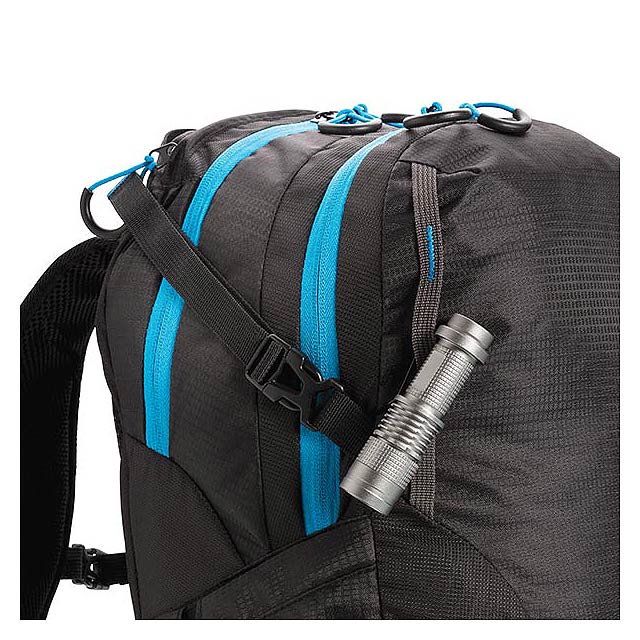 Explorer ribstop medium hiking backpack 26L PVC free, black - foto