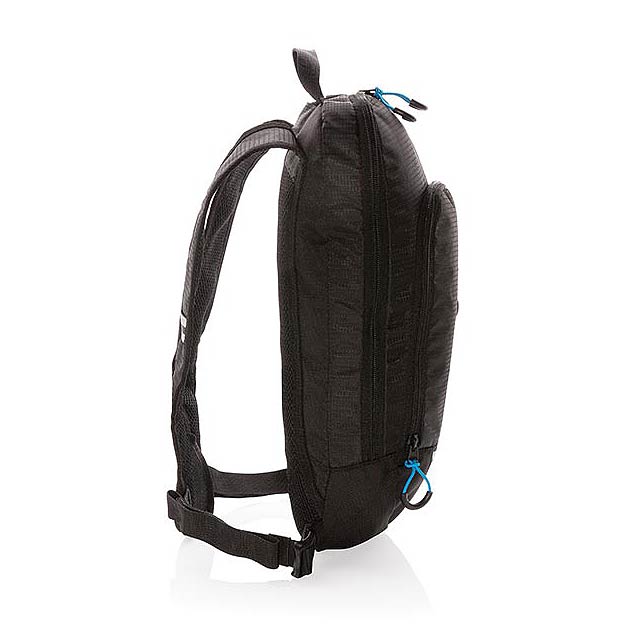 Explorer ribstop small hiking backpack 7L PVC free, black - foto