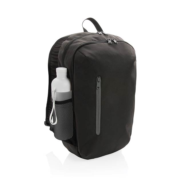 Impact AWARE™ 300D RPET casual backpack, black - foto