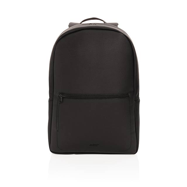 Swiss Peak deluxe vegan leather laptop backpack PVC free, bl - foto